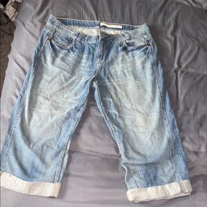 DKNY Light Blue Cropped Jeans